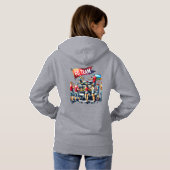 Tailgate Time Go Team Hoodie (Schwarz voll)