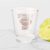 Tailgate Time Maroon Custom Schnapsglas (Rückseite)