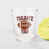 Tailgate Time Maroon Custom Schnapsglas (Vorderseite)
