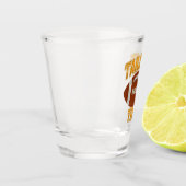 Tailgate Time Orange Custom Schnapsglas (Links)