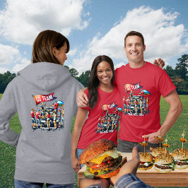 Tailgate Time Partys LKW Truck Teams Maßgeschneide T-Shirt