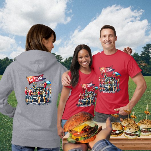 Tailgate Time Partys LKW Truck Teams Maßgeschneide T-Shirt