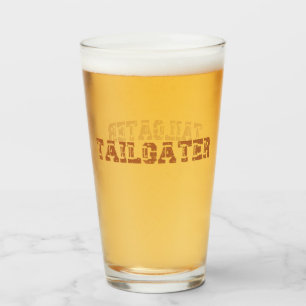 Tailgater Football Typografie Glas