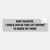 Tailgaters sind nicht so wichtig wie mein Telefon