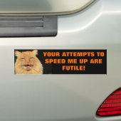 Tailgaters Versuche sind vergeblich Autoaufkleber (Auf Auto)