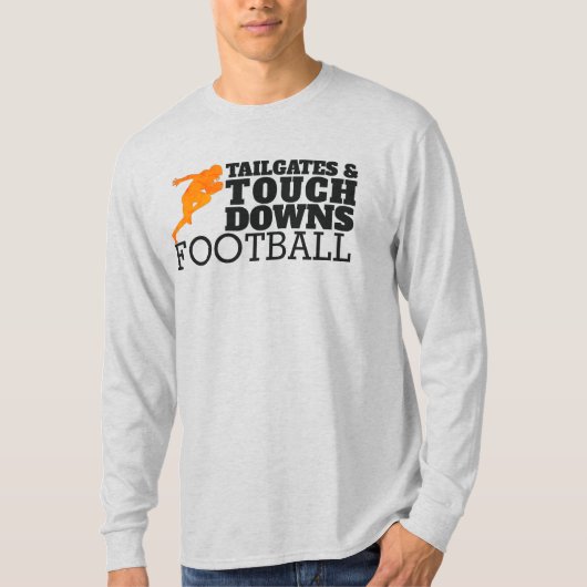 Tailgates & Touchdowns Football T - Shirt (Vorderseite)