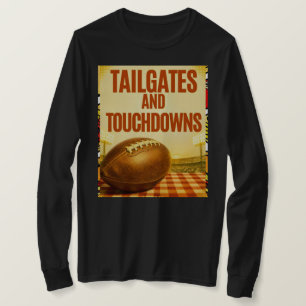 Tailgates und Touchdowns Retro-Fußballstadion T-Shirt