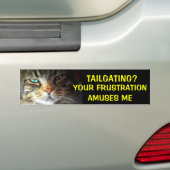 Tailgating? Ihre Frustration unterhält Stoßkatze Autoaufkleber (Auf Auto)