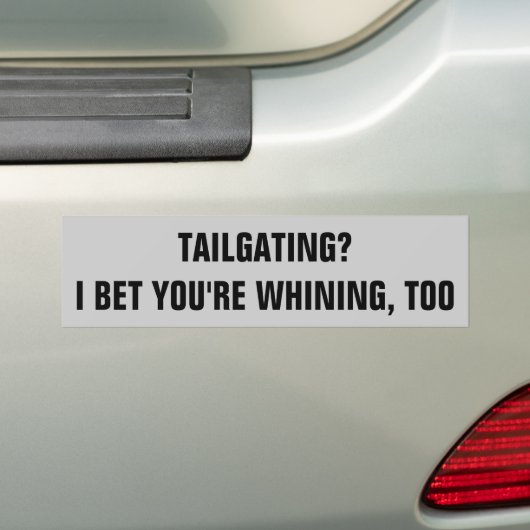 Tailgating Whiner Autoaufkleber (Auf Auto)