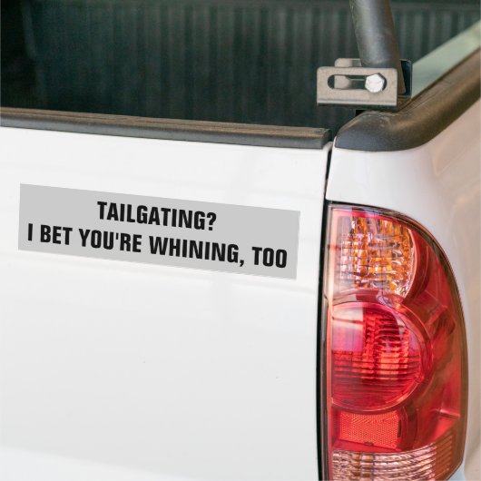 Tailgating Whiner Autoaufkleber (Auf Lkw)