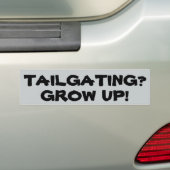 TAILGING? WACHSEN! (Schriftart der Insel) Autoaufkleber (Auf Auto)