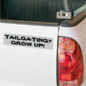 TAILGING? WACHSEN! (Schriftart der Insel) Autoaufkleber (Auf Lkw)