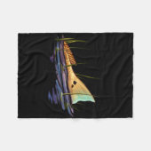 Tailing Redfish Red Drum Fish Shirt Redfish Tail  Fleecedecke (Vorderseite (Horizontal))