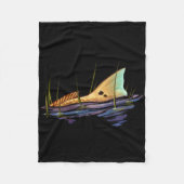 Tailing Redfish Red Drum Fish Shirt Redfish Tail  Fleecedecke (Vorderseite)