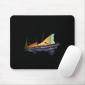 Tailing Redfish Red Drum Fish Shirt Redfish Tail Mousepad (Mit Mouse)