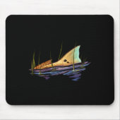 Tailing Redfish Red Drum Fish Shirt Redfish Tail Mousepad (Vorne)