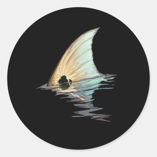 Tailing Redfish Redfish Tail Red Drum Fish Shirt  Runder Aufkleber (Vorderseite)