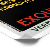 Taillan Aperitifs Vintag Drinks und Kunst Poster (Ecke)