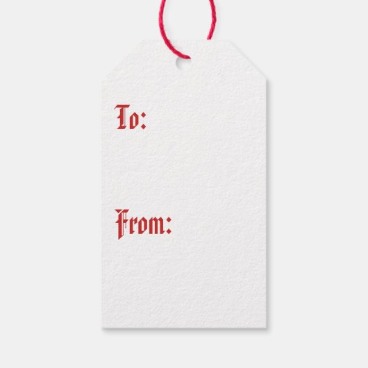 Taille Geschenkanhänger (Rückseite)