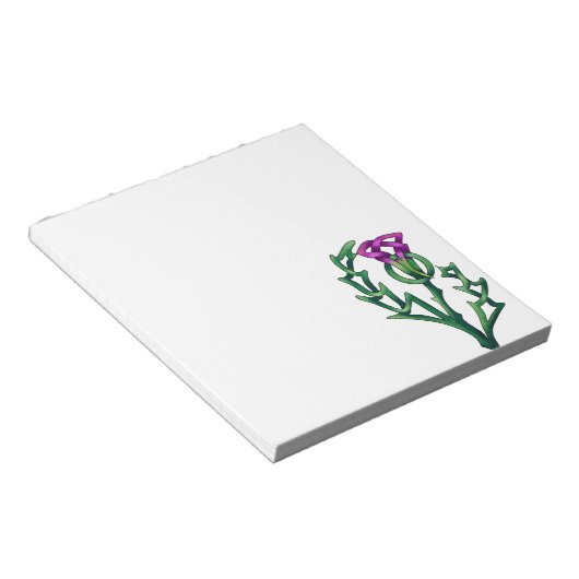 Taille Notizblock (angewinkelt)