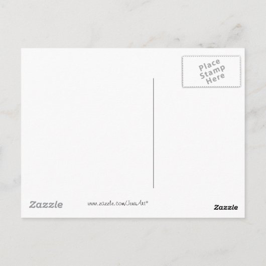 Taille Postkarte (Rückseite)