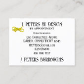 Tailor FASHION  Visitenkarte (Rückseite)