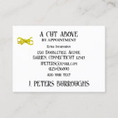 Tailor Sewing Visitenkarte (Rückseite)