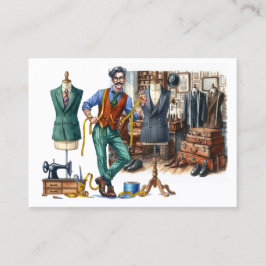 Tailor Sewing Visitenkarte