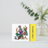 Tailor Sewing Visitenkarte (Stehend Vorderseite)