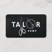 Tailor Shop | Garment Tools Visitenkarte (Vorderseite)