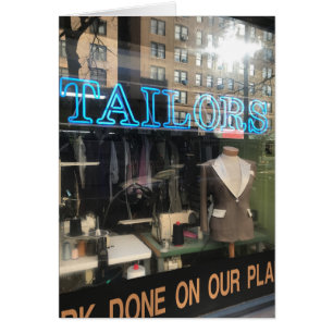 Tailor's Shop Window New York City Fotografy