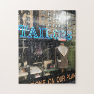 Tailor's Shop Window New York City Fotografy Puzzle