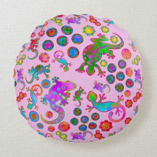 Tails from the Nursery at Dusk Rundes Kissen (Vorderseite)