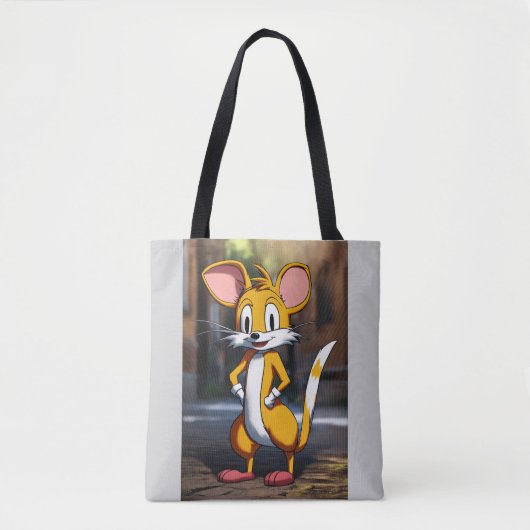 Tails neuinterpretiert als Ratte – Sonic-Fan-Art-K Tasche (Vorderseite)