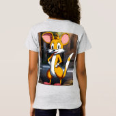 Tails Reimagined as a Rat – Sonic Fan Art Concept T-Shirt (Rückseite)
