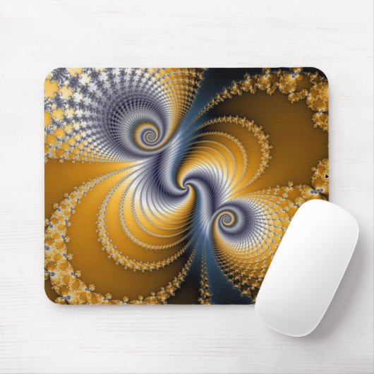 Tailspin - Fraktal Art Mousepad (Mit Mouse)