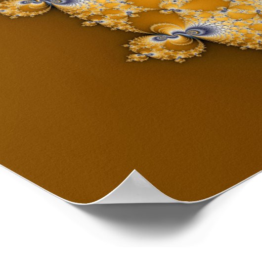 Tailspin - Fraktal Art Poster (Ecke)