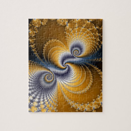 Tailspin - Fraktal Art Puzzle (Vertikal)