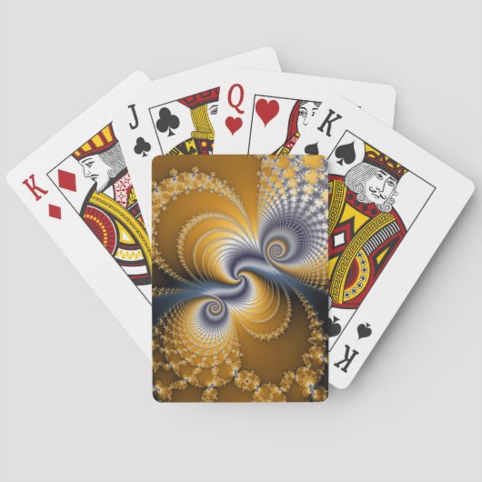 Tailspin - Fraktal Art Spielkarten (Rückseite)