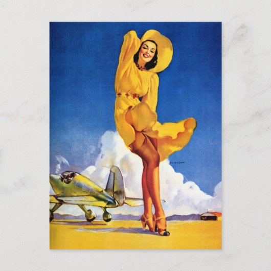 Tailwinds Button Up Postkarte (Vorderseite)