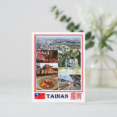 Tainan - Taiwan - Republik China - Mosaik - Postkarte (Stehend Vorderseite)