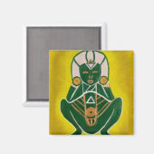 Taíno Atabey Magnet (Vorderseite/Rückseite)