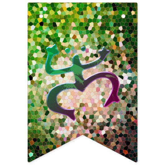 Taino-Coqui-Froschflagge Wimpelkette (Zweite Fahne)