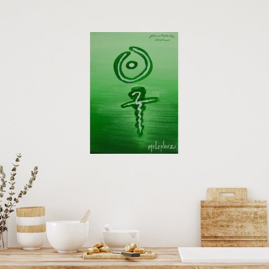 Taino Cross Poster (Küche)