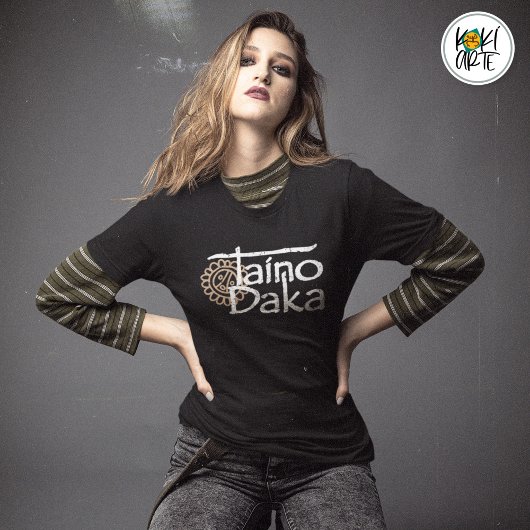 Taino Daka gestresstes Design T-Shirt