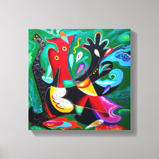 Taino Dance, Puerto Rico Art Leinwanddruck