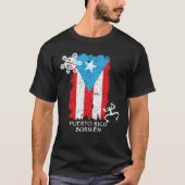 Taino Heritage Puerto Rico Flag T-Shirt (Vorderseite)