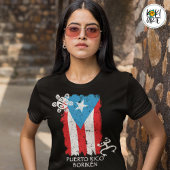 Taino Heritage Puerto Rico Flag T-Shirt