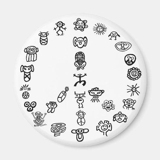 Taino Peace Magnet (Vorne)