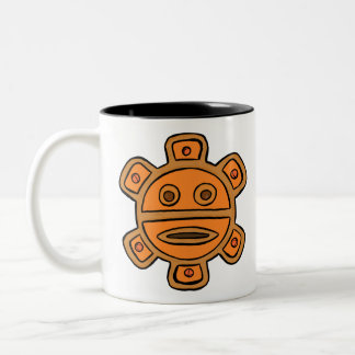 Taino-Sonne Zweifarbige Tasse